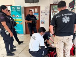 Autoridades municipales brindaron resguardo y acompañamiento a las tres personas tras el reporte. POLICÍA DE TLAQUEPAQUE
