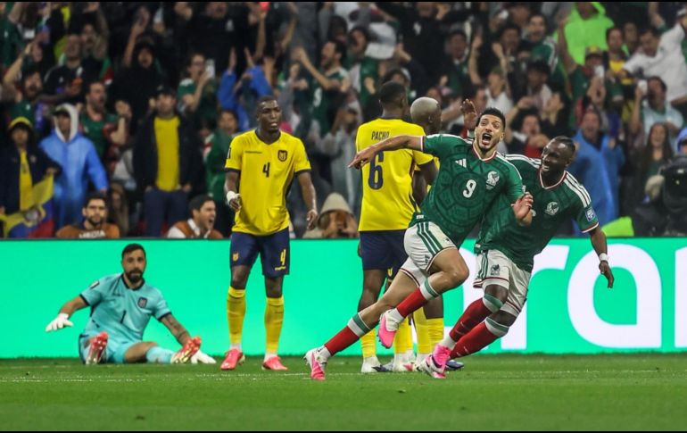 Con una victoria por 2-0 sobre Ecuador en los dieciseisavos de final de la Copa del Mundo 2026, el equipo dirigido por Javier Aguirre puso fin a una racha de 40 años sin ganar un partido de fase de eliminación directa. EL INFORMADOR/ A. NAVARRO.