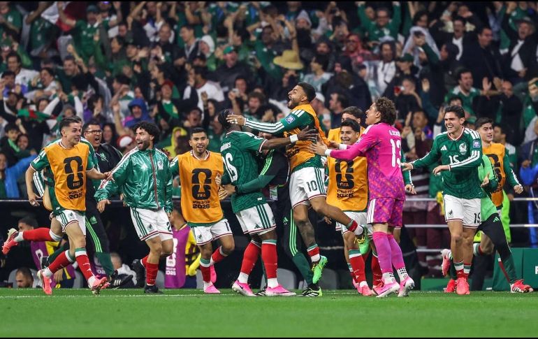 Con una victoria por 2-0 sobre Ecuador en los dieciseisavos de final de la Copa del Mundo 2026, el equipo dirigido por Javier Aguirre puso fin a una racha de 40 años sin ganar un partido de fase de eliminación directa. EL INFORMADOR/ A. NAVARRO.