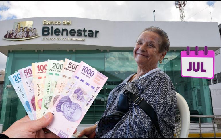 De mantenerse el esquema de dispersión utilizado en meses recientes, los depósitos comenzarían este miércoles 1 de julio de 2026. ESPECIAL / Programas del Bienestar y CANVA