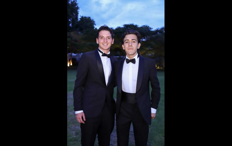 Andrés Zavala y Maximiliano Puente. GENTE BIEN JALISCO / C. Jimeno