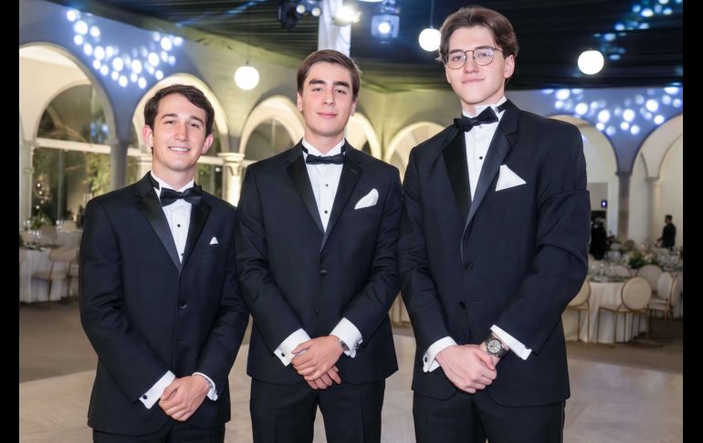 Andrés Durán, Andrés de la Torre y Andrés Rubio. GENTE BIEN JALISCO / Revista del 3 de julio 2026
