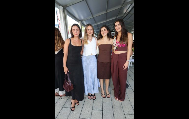 Alexa Rodríguez, Zyanya Moragrega, Fernanda Rubio y Pía González. GENTE BIEN JALISCO / E. Escamilla