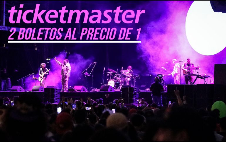 Estos tres conciertos están al 2x1 en Ticketmaster solo HOY 2 de julio de 2026. EL INFORMADOR / ARCHIVO