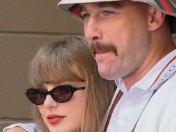 La cantante estadounidense Taylor Swift y el jugador de futbol americano de la NFL Travis Kelce. AFP