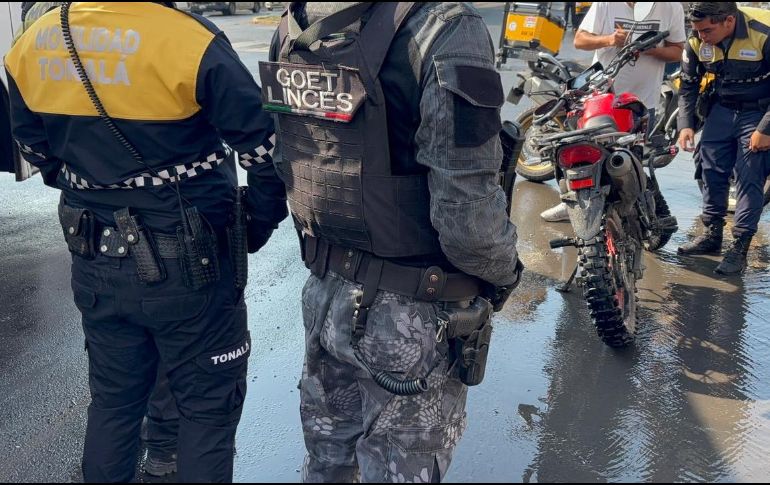 Los operativos en Tonalá se llevan a cabo con especial atención para evitar conflictos y trifulcas. CORTESÍA