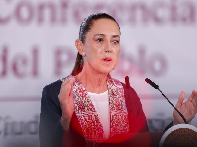 La Presidenta señaló que la FGR debe dar más información sobre la detención de Gilda Lozoya. EFE/I. Esquivel