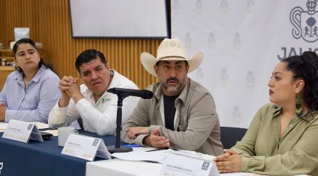 el titular de la Sader agradeció el apoyo de la Unión de Comerciantes del Mercado de Abastos de Guadalajara. EL INFORMADOR / J. VELAZCO