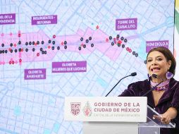 La jefa de Gobierno de la Ciudad de México, Clara Brugada, confirmó un reforzamiento de las medidas de seguridad para este domingo. SUN/K. Guerrero