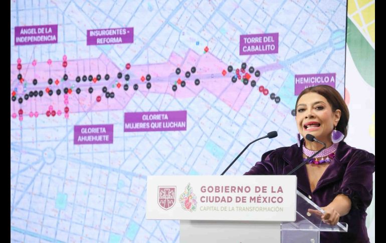La jefa de Gobierno de la Ciudad de México, Clara Brugada, confirmó un reforzamiento de las medidas de seguridad para este domingo. SUN/K. Guerrero