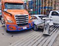 El incidente generó complicaciones momentáneas a la circulación sobre la carretera a El Salto. ESPECIAL