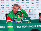 Javier Aguirre durante la conferencia de prensa de la Selección Nacional de Mexico previo a su partido de Octavos de Final de la Copa Mundial de la FIFA 2026 contra la Selección Nacional de Inglaterra. IMAGO7 / Manlio Contreras