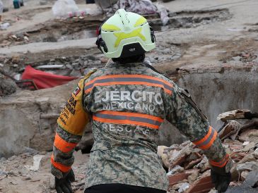 Personal de las Fuerzas Armadas de México se apresta a apoyar en las tareas de auxilio a la población afectada en La Guaira y otras regiones venezolanas. EFE/R. Martínez