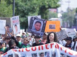 La marcha incluyó actividades simbólicas para sensibilizar sobre la problemática de las desapariciones en México. SUN/ARCHIVO