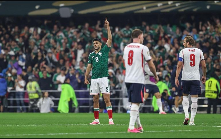 El Tricolor rozó la remontada ante un rival con diez hombres, pero el sueño mundialista terminó en casa. EL INFORMADOR/ A. NAVARRO.