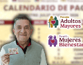 Inicia la dispersión de la Pensión Bienestar 2026 correspondiente al bimestre julio-agosto. Consulta el calendario de pagos del 6 al 10 de julio y descubre qué letras cobran esta semana. ESPECIAL/Banco del Bienestar