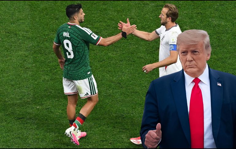Esto dijo Trump del México vs Inglaterra en el que quedó fuera el equipo de Javier Aguirre. Xinhua / Li Muzi