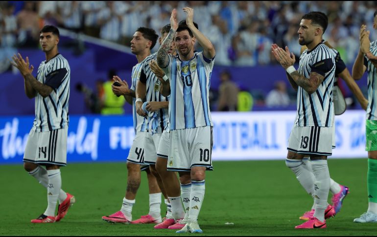 Argentina busca sellar su pase a Cuartos de Final frente a un Egipto que sueña con dar la gran sorpresa del Mundial. EFE /C.HERRERA-ULASHKEVICH.