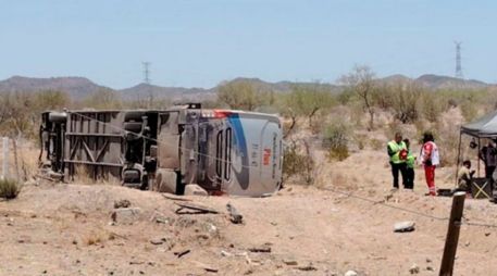 La Coordinación Estatal de Protección Civil confirmó que aún atienden a los afectados por el accidente. X/@FuerzaJvnSonora