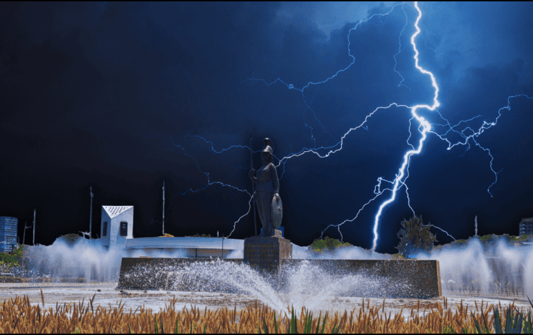Se espera una probabilidad de lluvia que supera el ochenta por ciento en Guadalajara. ESPECIAL / CANVA
