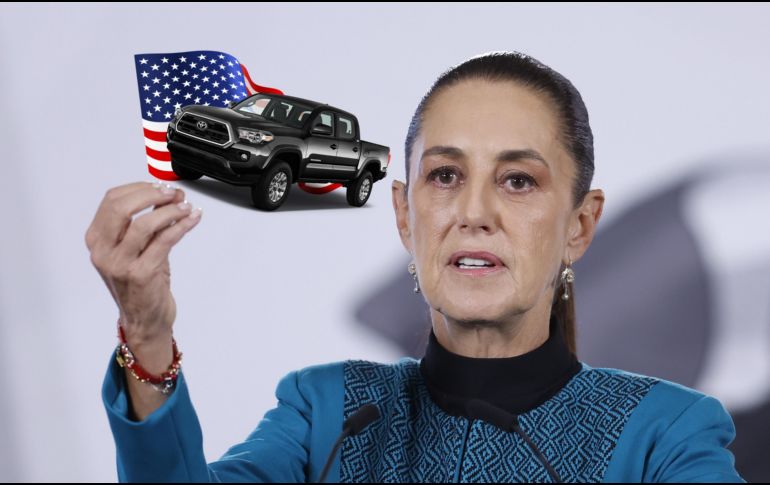 Sheinbaum descartó que la decisión de Toyota tenga algo que ver con la negativa de Washington de prorrogar el tratado comercial con México y Canadá. EFE / Sáshenka Gutierrez