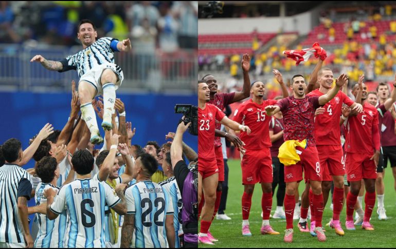 Argentina y Suiza definirán en Kansas City al último semifinalista tras superar con sufrimiento los Octavos de Final. EFE.
