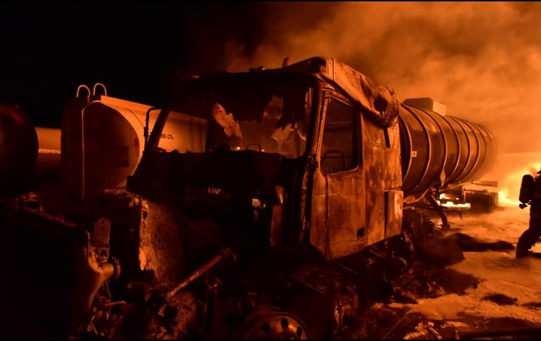 El incendio se registró en un área que almacenaba hidrocarburos. ESPECIAL/UEPCBJ