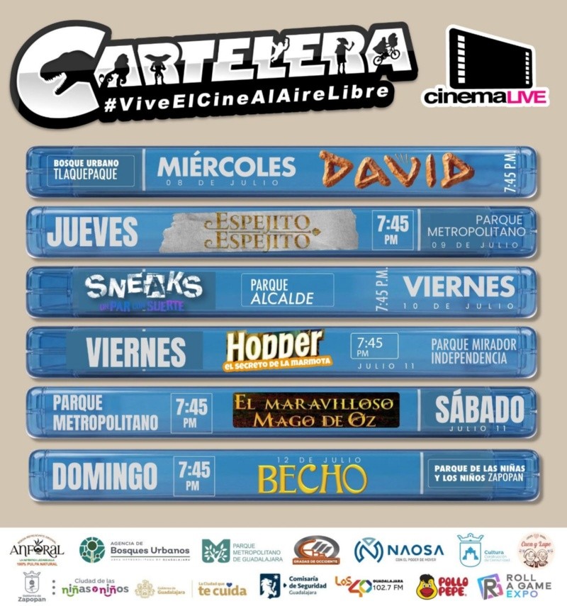 FACEBOOK / Cinema Live Guadalajara