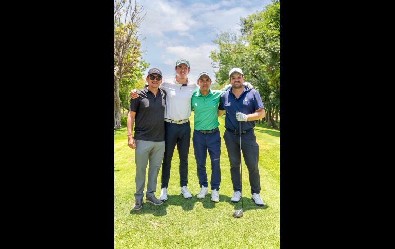 Irving Lamas, Jaime Rubio, Guillermo Chimal y Claudio Plascencia. GENTE BIEN JALISCO / C. Jimeno