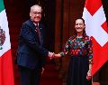 México y Suiza celebraron 80 años de relaciones diplomáticas con acuerdos para reforzar inversiones, comercio y proyectos de innovación. SUN/D. Sánchez