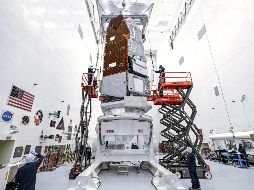 El telescopio operará durante al menos cinco años en una órbita alrededor del punto de Lagrange L2. EFE / NASA / S. Rohde
