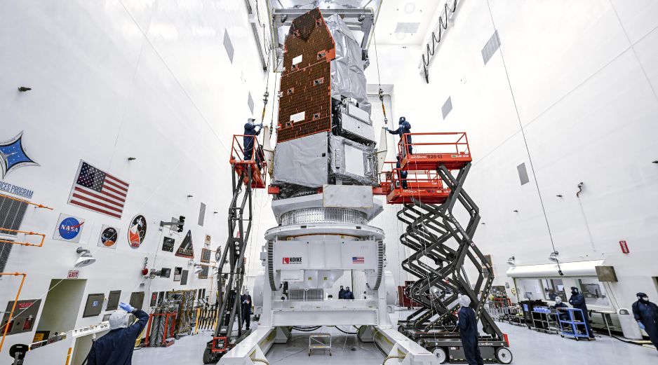 El telescopio operará durante al menos cinco años en una órbita alrededor del punto de Lagrange L2. EFE / NASA / S. Rohde