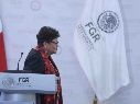 Conferencia de prensa de la Fiscal General de la República, Ernestina Godoy, en la que se habló de 
