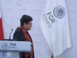 Conferencia de prensa de la Fiscal General de la República, Ernestina Godoy, en la que se habló de 