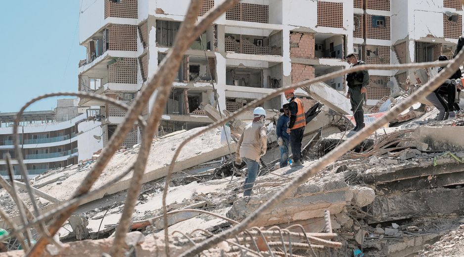 Autoridades venezolanas afirman que son 190 los edificios colapsados tras los sismos de hace un par de semanas. EFE