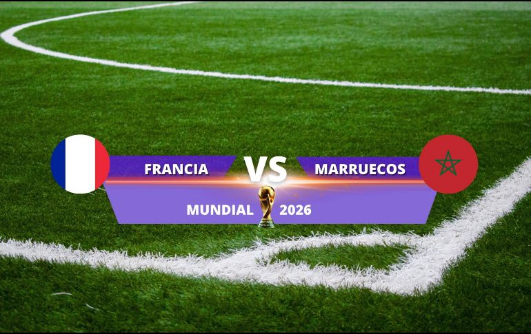 Francia y Marruecos disputan el primer boleto a las semifinales del Mundial 2026. ESPECIAL / CANVA