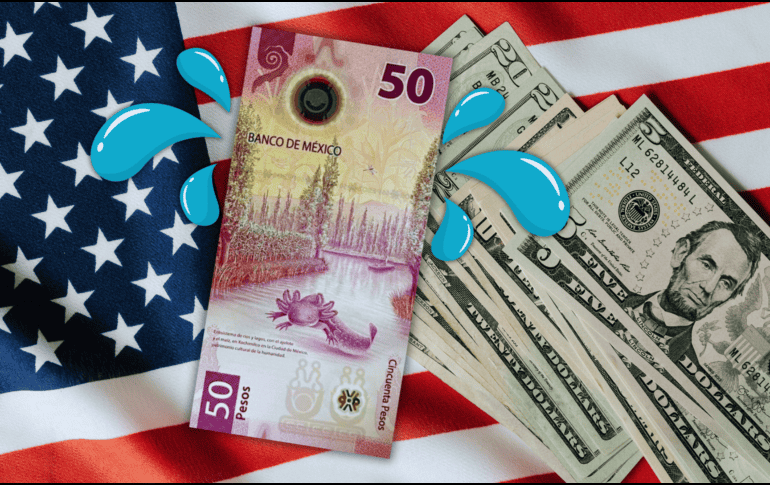 El peso mexicano comenzó la sesión de este jueves con una ligera depreciación, alineándose de manera directa con el comportamiento a la baja de otras monedas pertenecientes a mercados emergentes. ESPECIAL / CANVA