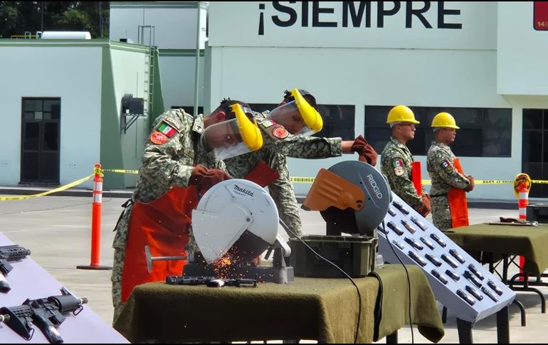 El impacto de estas destrucciones se ejemplifica al considerar la cantidad de personas que murieron por arma de fuego en los últimos años. EL INFORMADOR/R. Bobadilla