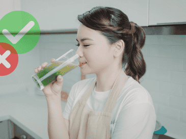 Muchas personas obtienen mayores beneficios al consumir un licuado que conserve toda la pulpa o simplemente comer las verduras enteras. CANVA