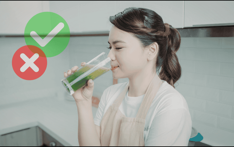Muchas personas obtienen mayores beneficios al consumir un licuado que conserve toda la pulpa o simplemente comer las verduras enteras. CANVA