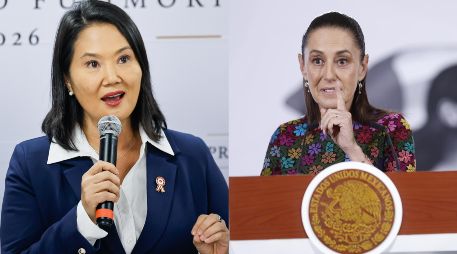 Este miércoles, Sheinbaum afirmó que hasta ahora no ha tenido comunicación con Fujimori. EFE / AP / ARCHIVO