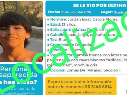 Familiares y amigos solicitaron apoyo de la ciudadanía y realizaron una manifestación el pasado sábado para exigir a las autoridades la localización de los adolescentes. ESPECIAL / FISCALÍA DEL ESTADO