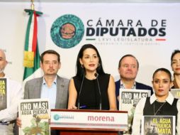 La diputada Mery Pozos cuestionó el uso de recursos en la infraestructura hidráulica de Jalisco y señaló la falta de resultados de las recientes administraciones estatales. ESPECIAL