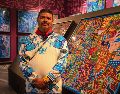 La exposición también acerca al público a los nierikas, tablas votivas que funcionan como relatos visuales de la cosmovisión wixárika. EL INFORMADOR/J. Acosta