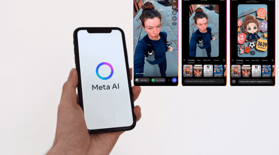 Meta lanzó una nueva opción dentro de la app que permite que los usuarios hagan imágenes de IA. UNSPLASH / V. BRUZEK / ESPECIAL / META STORE