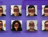 Entre los sospechosos implicados hay 7 hombres y una mujer. ESPECIAL/FGE Veracruz