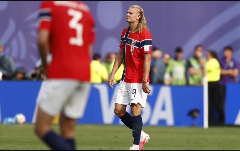 Erling Haaland se ha convertido en el nuevo ídolo de la afición mexicana en el Mundial 2026. EFE/EPA/W. Oliver