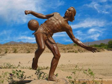 Ulama, es considerado la expresión viva más auténtica del antiguo juego de pelota mesoamericano que aún sobrevive en México. ESPECIAL/SECRETARÍA DE TURISMO DE SINALOA.
