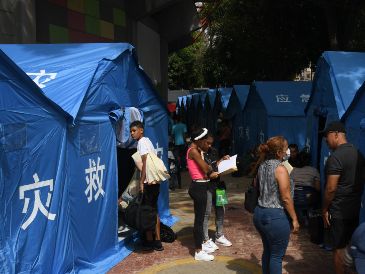 Un total de 17 mil 266 damnificados se encuentran en un total de 89 campamentos transitorios. XINHUA/M. Salgado