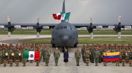 La Presidenta Claudia Sheinbaum Pardo encabezó la ceremonia de reconocimiento al agrupamiento 